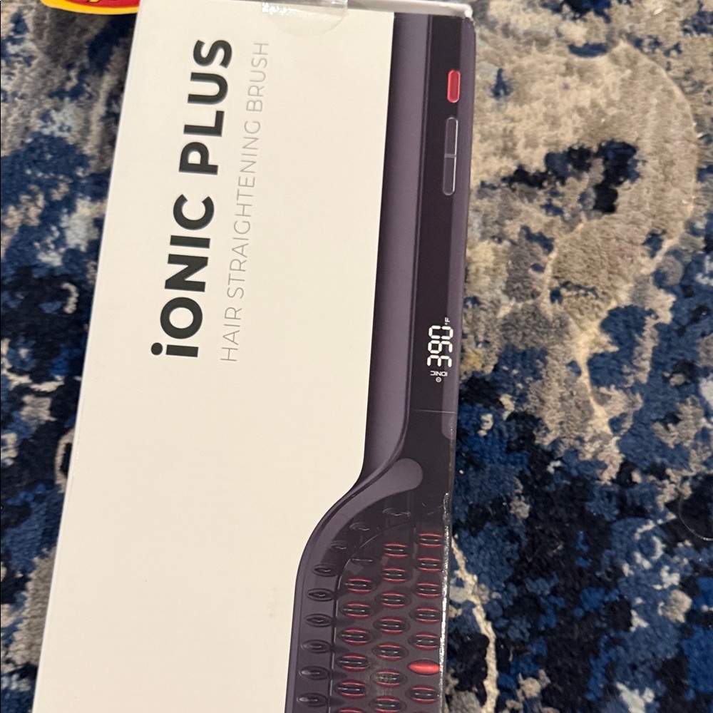 TYMO Ionic Hair Straightener Brush with 16 Temp Setting, LED Display Flat Iron